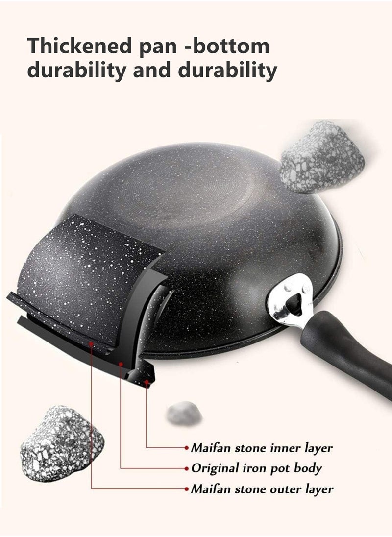 Sharpdo - 3-Piece Cookware Set, Frying Pan, Pot Set, Universal for Stoves,30/25/25cm - Image 1