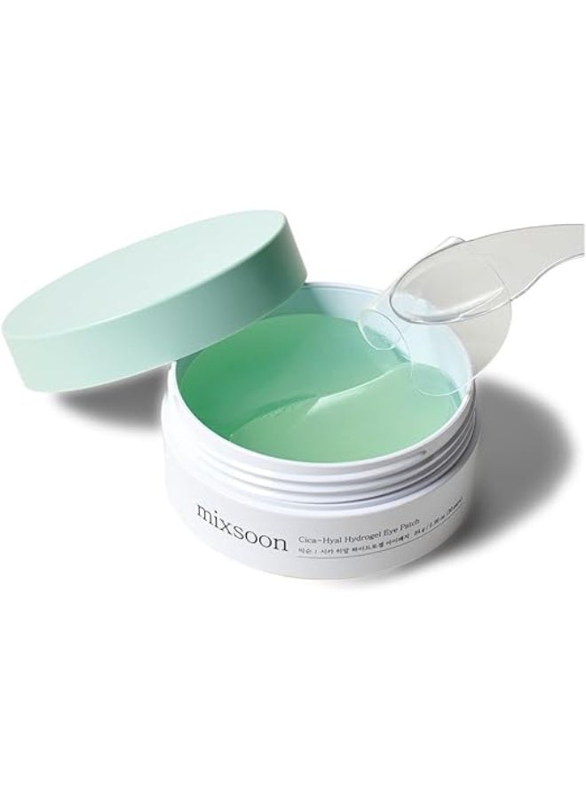 mixsoon Cica-Hyal Hydrogel Eye Patch 84 g / 2.96 oz. (30 pairs) Hydrating Radiance Easy Patch fore Korean Glass SKin Care - Image 2