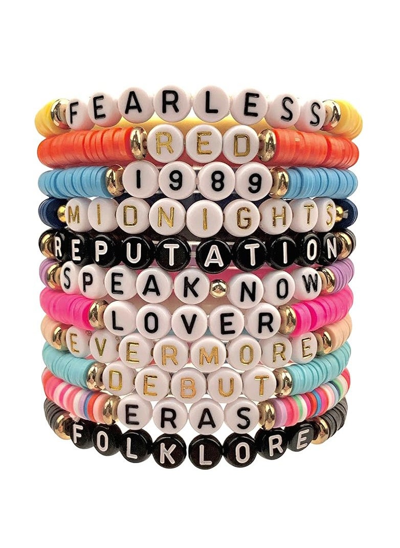 Taylor Swift 11 Pieces Taylor Swift Eras Tour Friendship Bracelets Set 