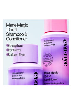 Eva NYC Eva NYC Mane Magic 10-in-1 Hair Conditioner, Sulfate Free Conditioner for Soft and Smooth Locks, Strengthening Conditioner for Dry Hair and All Hair Types, GMO-Free Hair Products, 8.8 fl oz  - Image 5