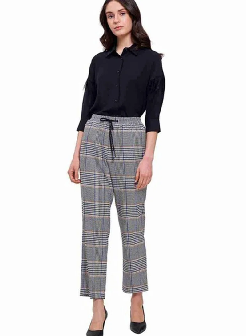 MIZALLE Drawstring Detail Printed Pants