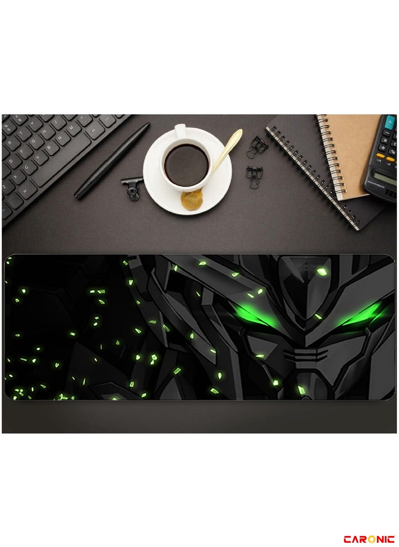 CARONIC - Large Gaming Mouse Pad with Superior Micro Weave Cloth Extended Desk Mousepad with Stitched Edges Non-Slip Base Water Resist Keyboard Pad For Gamer And Office Home Carl M1974 - Image 1