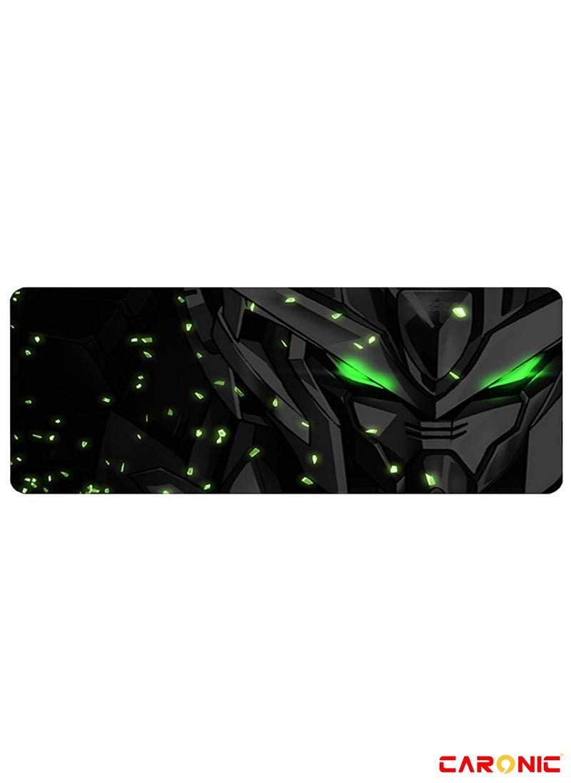 CARONIC Large Gaming Mouse Pad with Superior Micro Weave Cloth Extended Desk Mousepad with Stitched Edges Non-Slip Base Water Resist Keyboard Pad For Gamer And Office Home Carl M1974  - Image 1