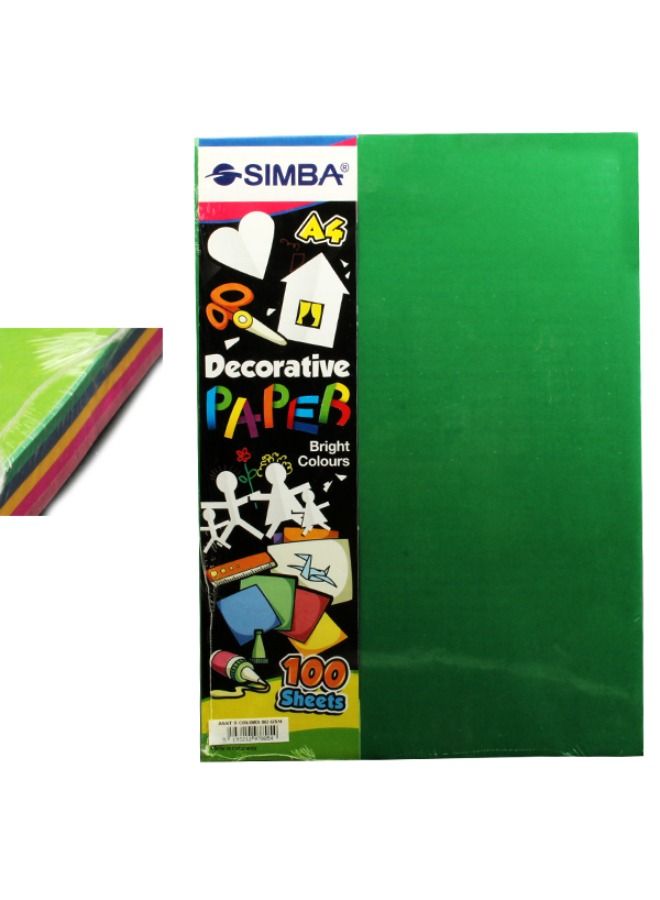 PHOTOCOPY PAPERS 80 GM 100 SHEETS 5 COLORES A4
