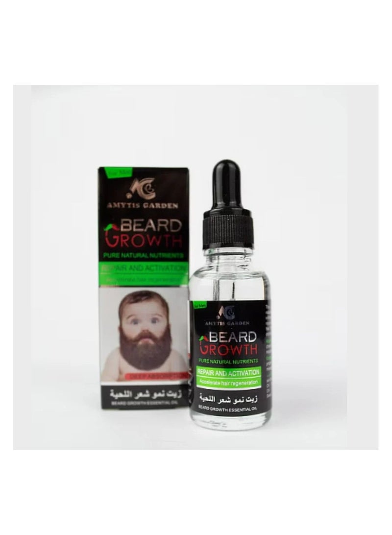 Beard growth oil