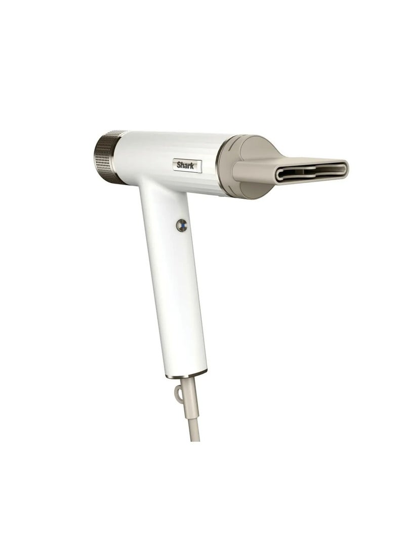 Shark SpeedStyle Rapid Gloss Finisher and High Performance Dryer with Storage Bag, 5 Styling Attachments, for All Hair Types, No Flying Hair or Heat Damage, White, HD352ME - Image 3