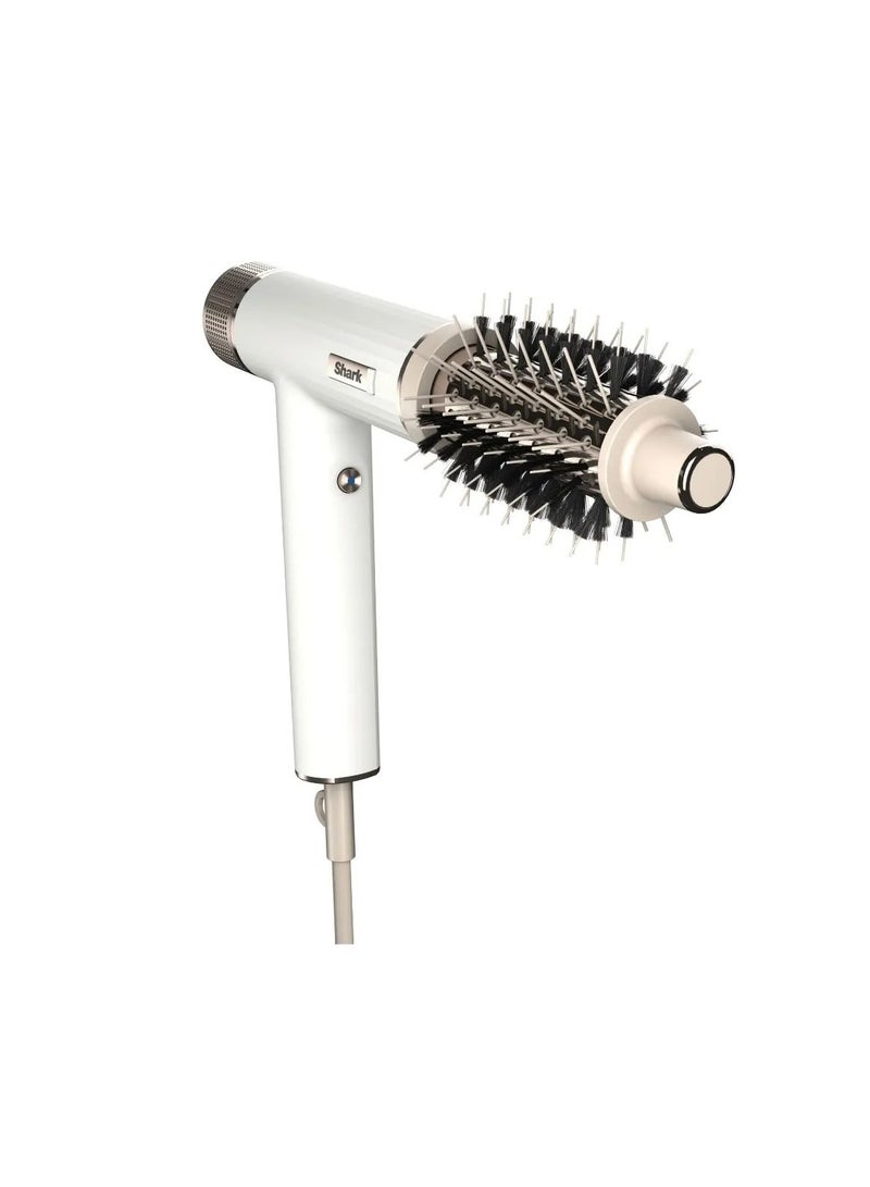 Shark SpeedStyle Rapid Gloss Finisher and High Performance Dryer with Storage Bag, 5 Styling Attachments, for All Hair Types, No Flying Hair or Heat Damage, White, HD352ME - Image 4