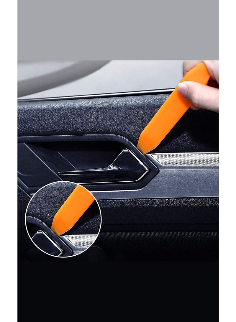 Mr.Smart Auto Trim Removal Tool Set, Professional Orange Plastic Car Panel Pry Tools, Ergonomic Design, Multiple Sizes, Ultra-Light Interior Exterior Removal Kit - Image 5