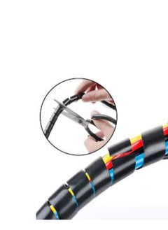 KNP KNP Spiral Cable Wrap 12mm is a robust and flexible cable management solution designed to protect and organize cables and wires.  - Image 2