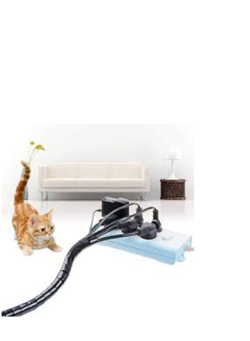 KNP KNP Spiral Cable Wrap 12mm is a robust and flexible cable management solution designed to protect and organize cables and wires. - Image 4
