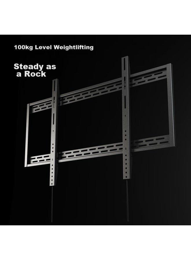 Brateck Beihu 60-100 Inch Redmi 98 Ultra-thin Tv Wall Mount Bracket, Wall-mounted Tv Bracket Mounting, 86 Xiaomi Hisense Huawei Sony 65/70/75/80/85 X39-96 - Image 2