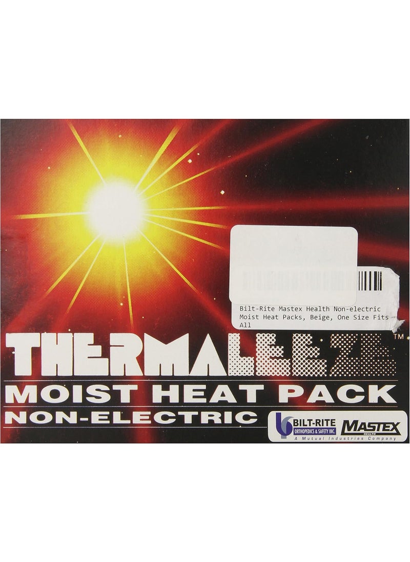Bilt-Rite Mastex Health Non-Electric Moist Heat Packs, Beige, Half-Size 