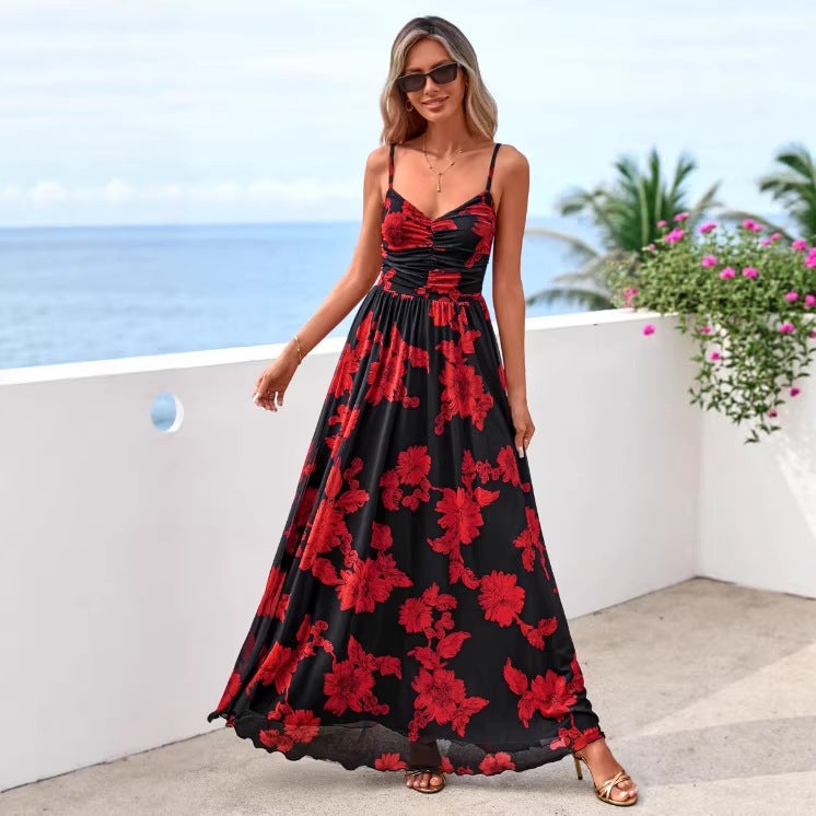 Plus Size Printed Maxi Summer Dress for Women - Image 4
