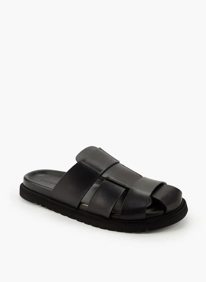 دوتشيني Men Leather Comfort Sandals