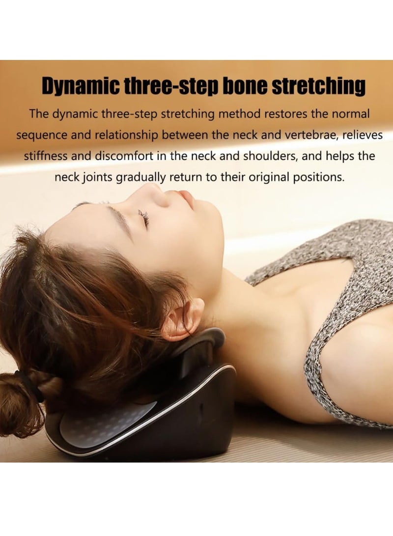 general Electric Cervical Traction Device  Neck Support Traction Equipment  with Wireless Controller  3 Levels Temperature Control Low Frequency Pulse  for Neck Pain Relief  Muscle Tension Relief - Image 4