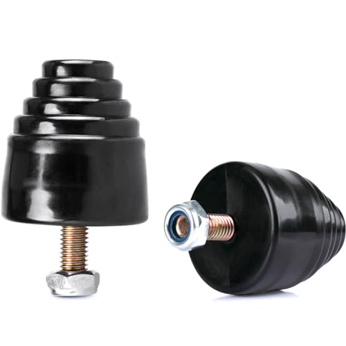 Tobaiwind Suspension Bump Stop 9.9101G Black Universal Bump Stops Kit for Cars, Trucks and Off-Road Vehicles- Pack of 2 - Image 1