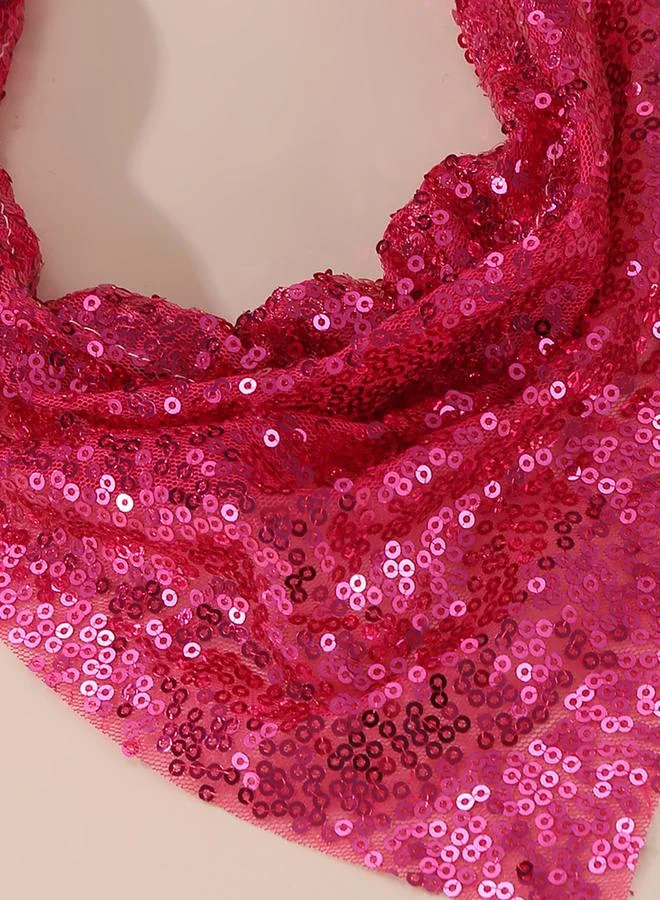 تايك تو Girls Dark Pink Sequin Headband