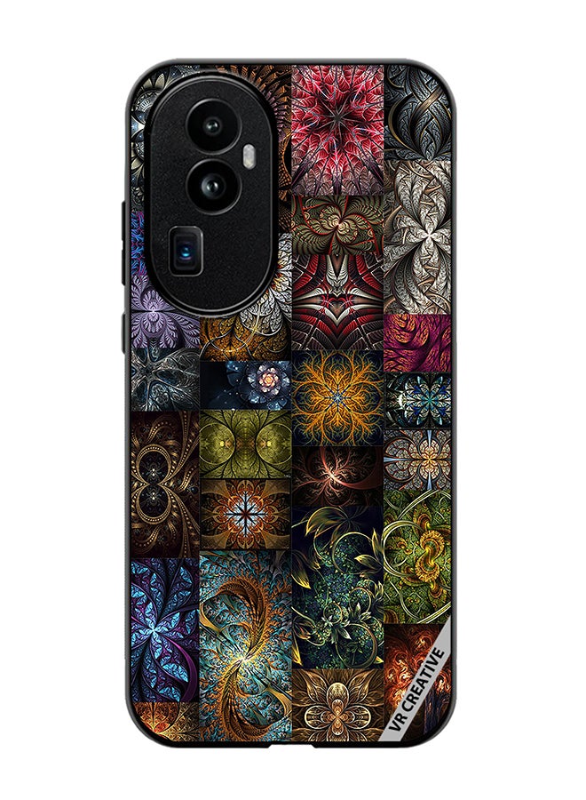 VR CREATIVE Protective Case Cover For Oppo Reno 10 Pro Plus 30 Mind Blowing Pieces Of Algorithmic Fractal Art Design Multicolour - Image 1