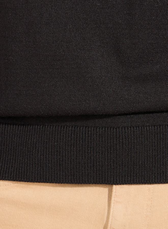 ستايلي سويتر بقصة مريحة وياقة عالية - Image 3