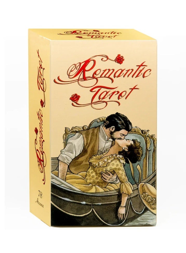 NIBEMINENT Romantic Tarot Deck - 78-card set for future divination and prophecy party board game. Playing card party astrology cards. Divine Oracle Tarot Cards. - Image 1