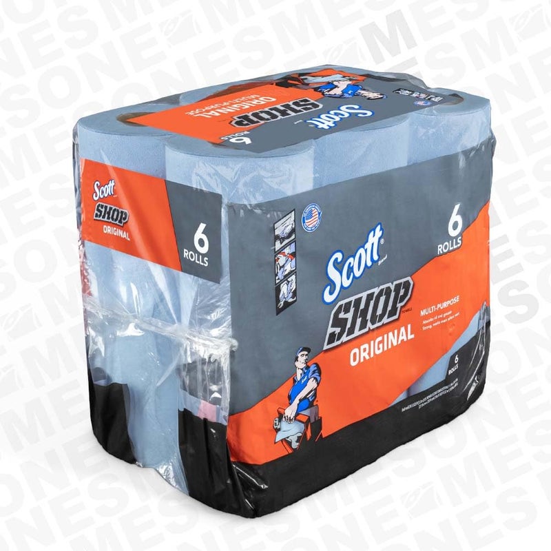 Scotts Kimberly Clark 75146 Blue Shop Towels On A Roll Bundle44; 6 Pack - Image 3