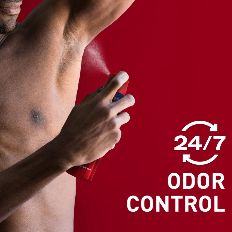 Old Spice Aluminum Free Body Spray for Men, 24/7 Odor Protection, 24/7 Lasting Fragnance & Freshness, Cologne Quality Scent, Captain with Bergamont Scent, 5.1 oz (Pack of 3) - Image 3