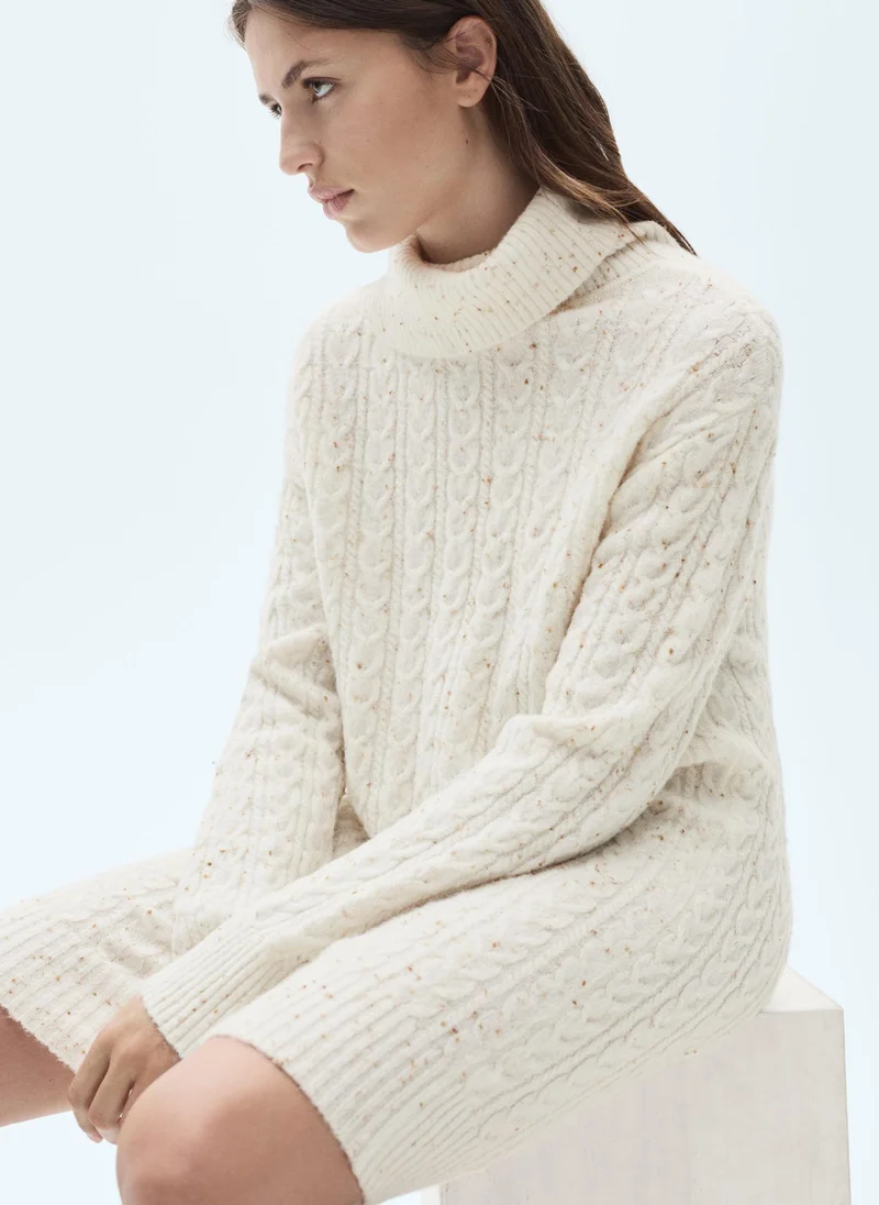 مانجو Cable Knit Dress
