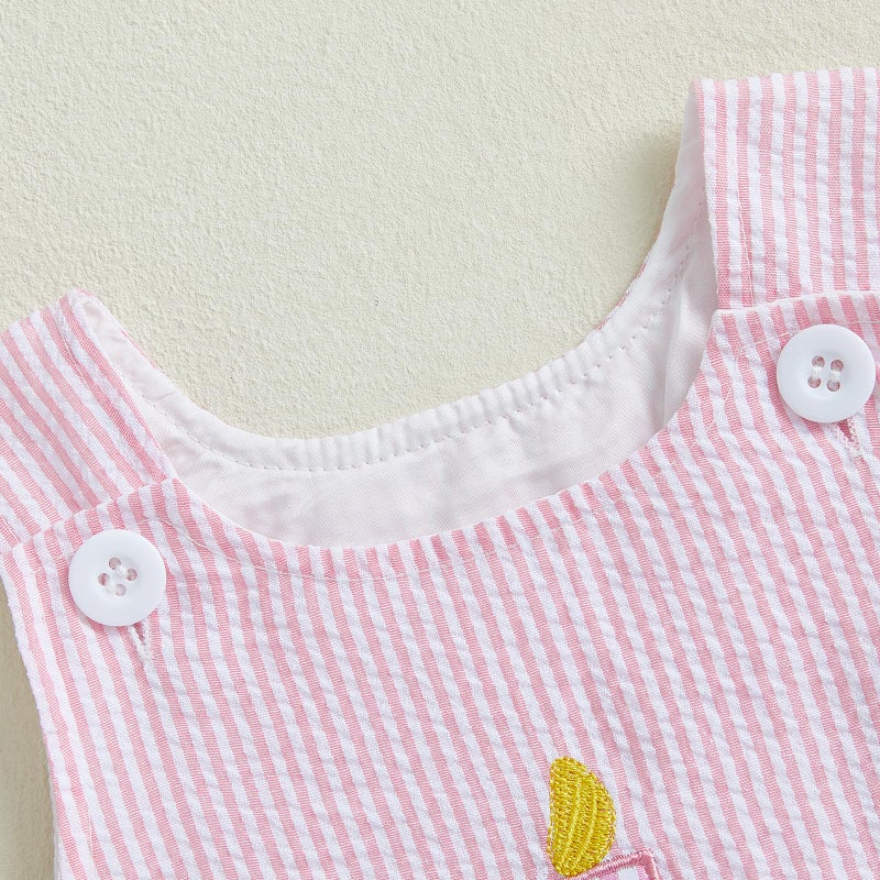 GOOCHEER Baby Girl First Birthday Outfit 1 Cake Embroidery 1st Birthday Dress Smash Cake Dresses (1st-Pink, 6-12 Months) - Image 3