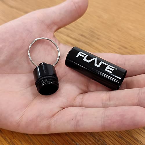 FLARE AUDIO Capsule Black - Tough Lightweight Aluminium, Water-proof, Keychain - Image 4