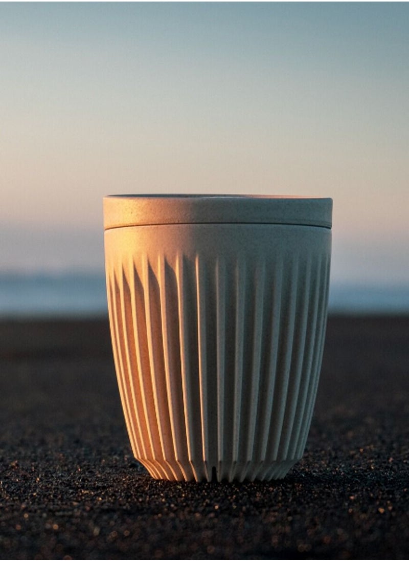 Natural reusable coffee cup with airtight lid made with coffee husk with sophisticated design health friendly materiel keeps you safe carry your drink with style and class it will keep your drink hot