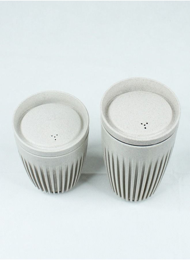Natural reusable coffee cup with airtight lid made with coffee husk with sophisticated design health friendly materiel keeps you safe carry your drink with style and class it will keep your drink hot