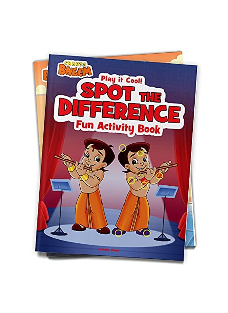 Wonder House Books - Chhota Bheem Play It Cool! Spot The Difference Fun Activity Book - Image 1