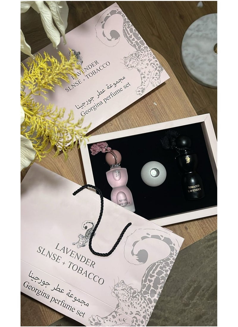 Lavender Georgina perfume set 75 ML *2  - Image 1