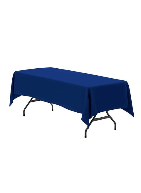 1-Piece Solid Pattern Table Cloth Bule