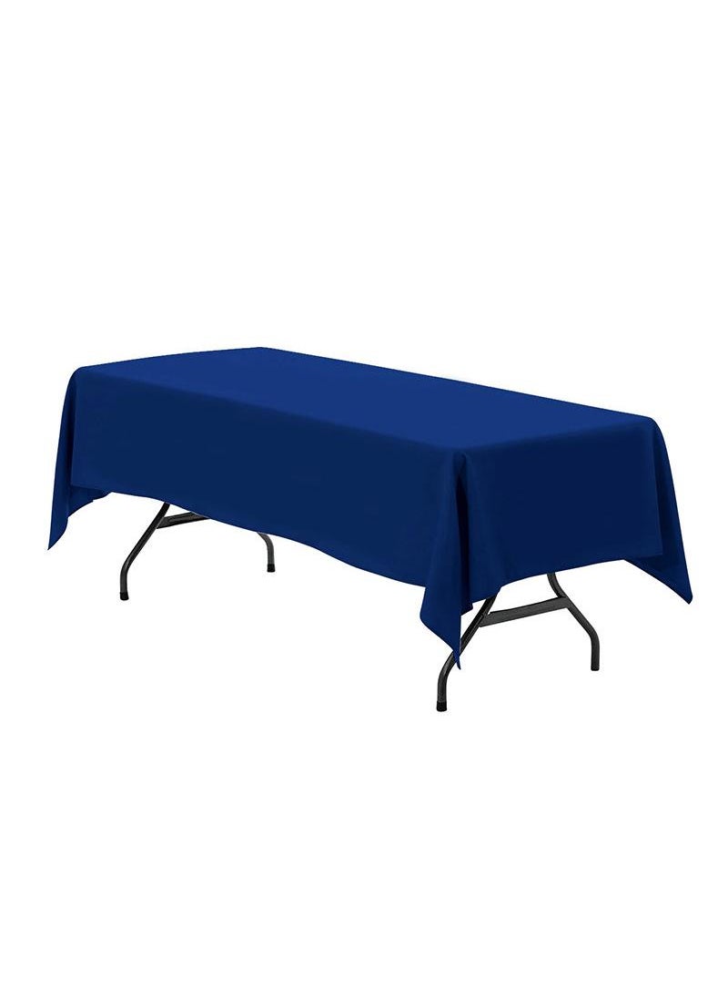 Bluejw - 1-Piece Solid Pattern Table Cloth Bule - Image 1