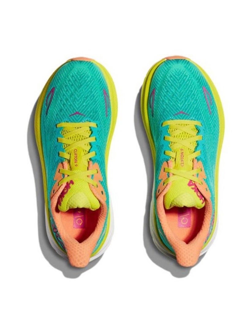 Hoka One One Outdoor Running Sneakers Green/Yellow - Image 4