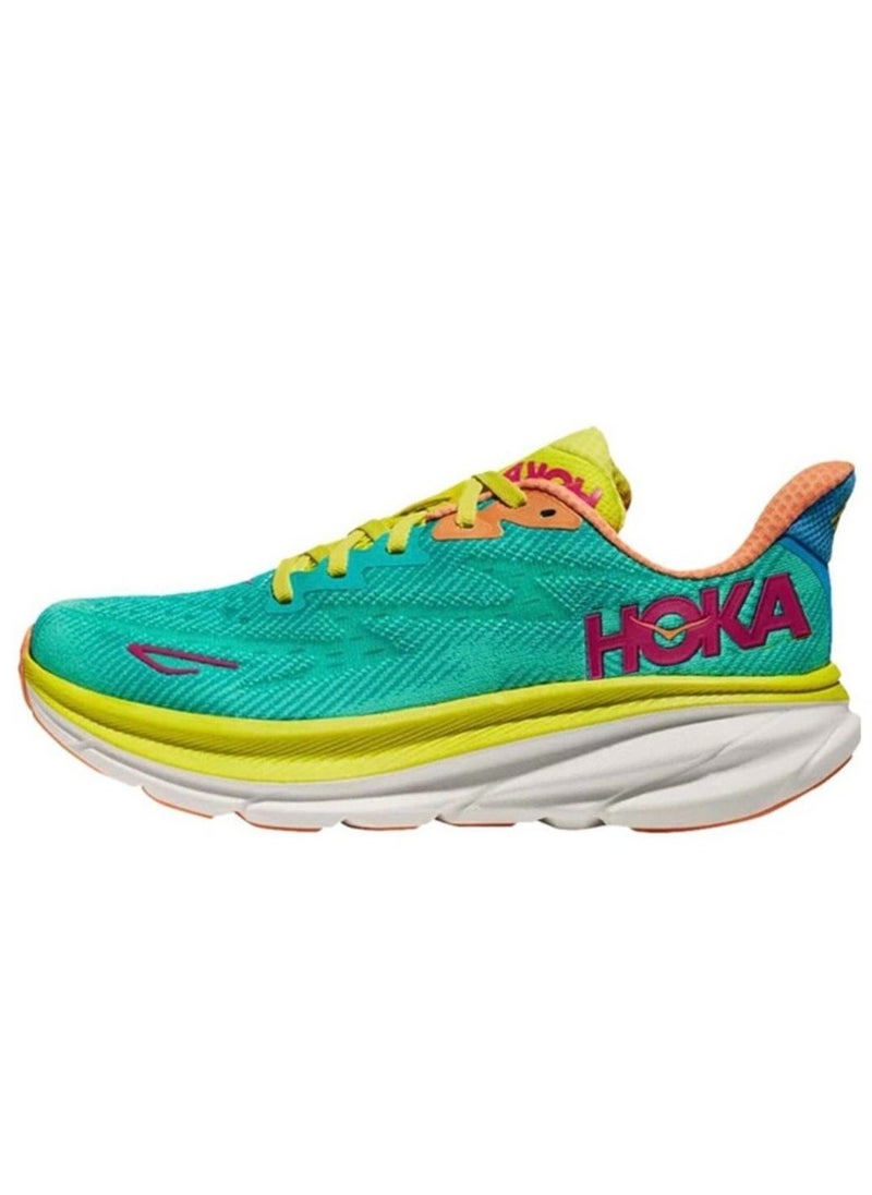 Hoka One One Outdoor Running Sneakers Green/Yellow - Image 3