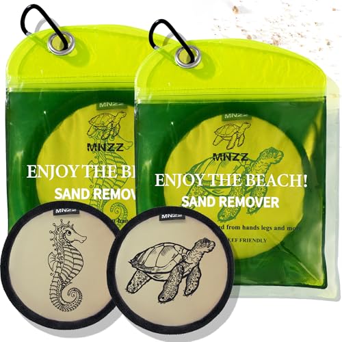 MNZZ Beach Sand Remover Quick Dry Bag Lightweight Eraser Pouch for Blanket Towel Chair Tent Shovel Toy Hat Shell Umbrella Canopy Shade Travel Hiking Outdoor Pool Essentials Accessory - Image 1