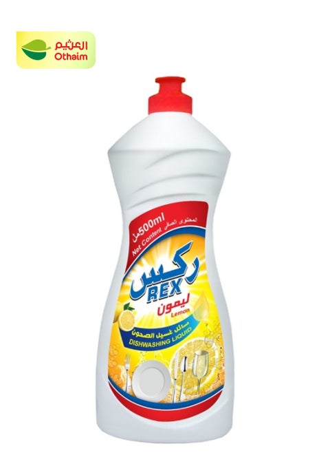 Rex Lemon Dishwashing Liquid, 500ml
