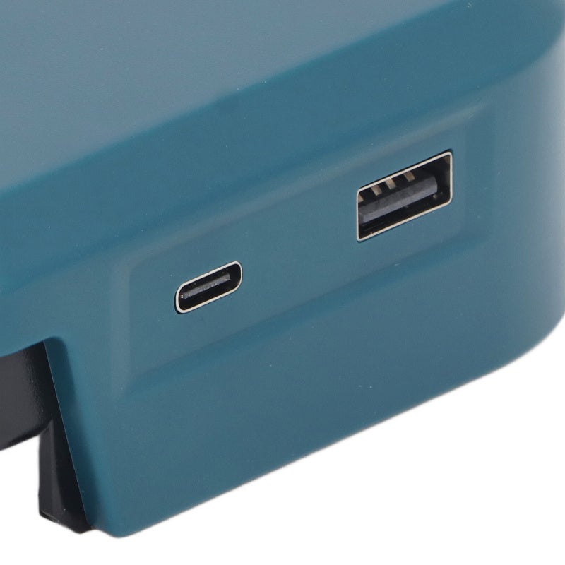 محول بطارية: شاحن محمول صغير الحجم - مخرج مزدوج USB نوع C PD3.0 18W USB 5V 2.1A مصباح LED يعمل بثلاثة مستويات سطوع للخروج إلى الهواء الطلق، التخييم والسفر وشحن الأجهزة اليومية - Image 4
