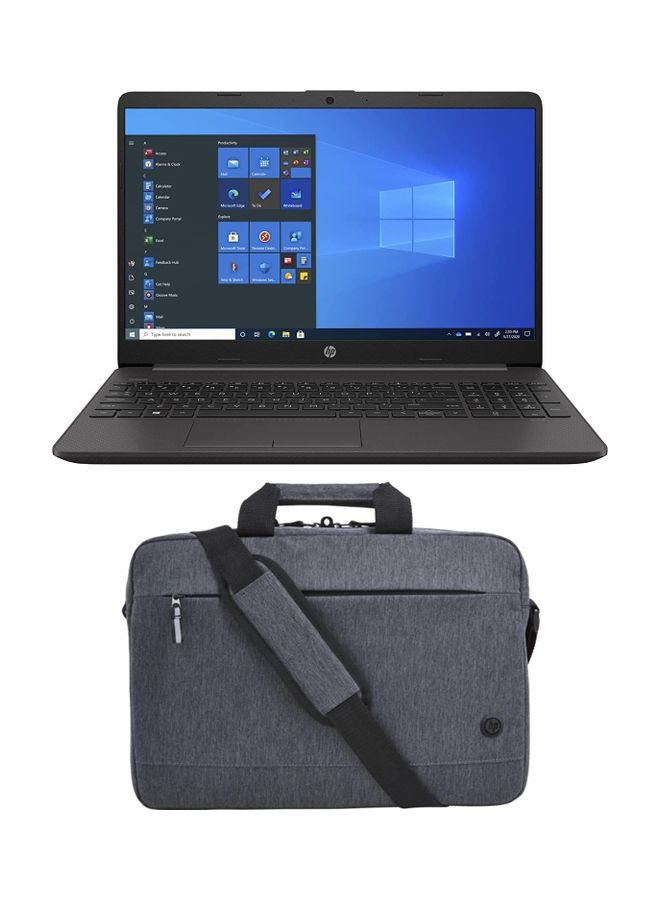 HP أحدث كمبيوتر محمول للأعمال 250 G8 لعام 2022 مزود بشاشة مقاس 15.6 بوصة ومعالج Core i3-1005G1 وذاكرة وصول عشوائي سعة 4 جيجابايت ومحرك أقراص SSD سعة 256 جيجابايت ورسومات Intel UHD ونظام تشغيل Windows 11 مع حقيبة كمبيوتر محمول - Image 1