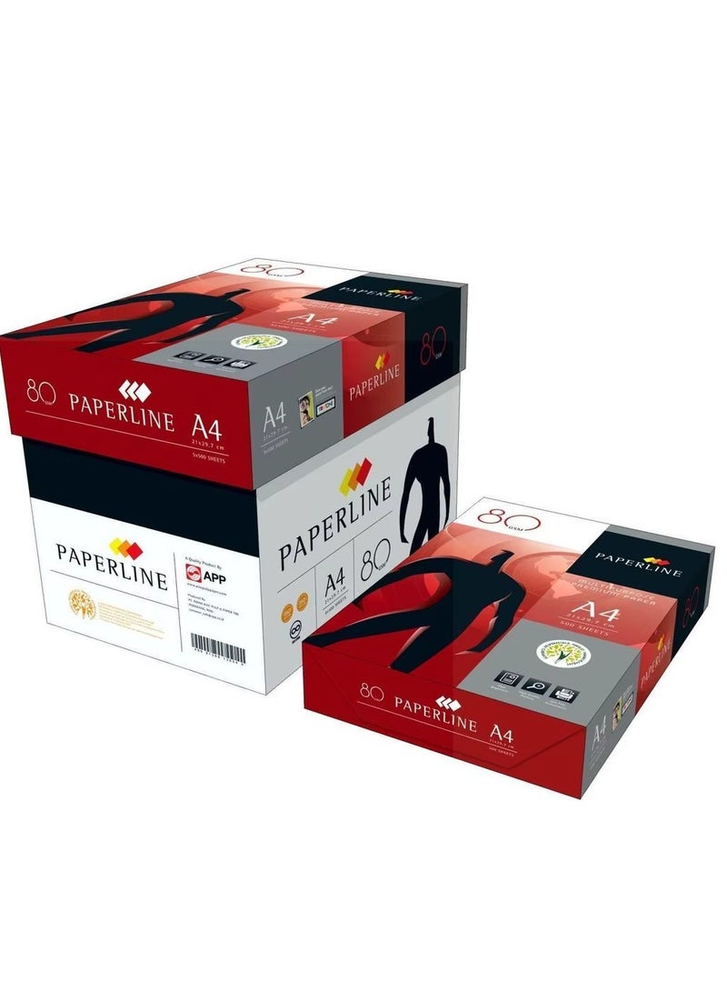 بيبرلاين مجموعة من 5 أوراق نسخ ممتازة مقاس A4