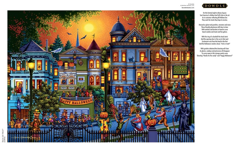 Buffalo Games - 300 Piece Dowdle Halloween and Fall Jigsaw Puzzle - Challenging Puzzles for Adults - Large Pieces - Finished Size 21.25 x 15 inches - Image 5