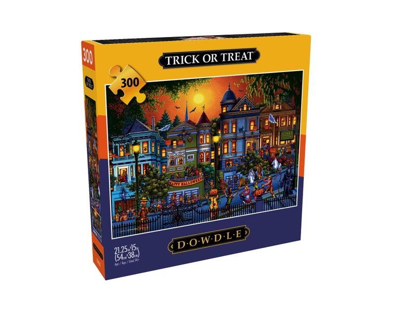 Buffalo Games - 300 Piece Dowdle Halloween and Fall Jigsaw Puzzle - Challenging Puzzles for Adults - Large Pieces - Finished Size 21.25 x 15 inches - Image 3