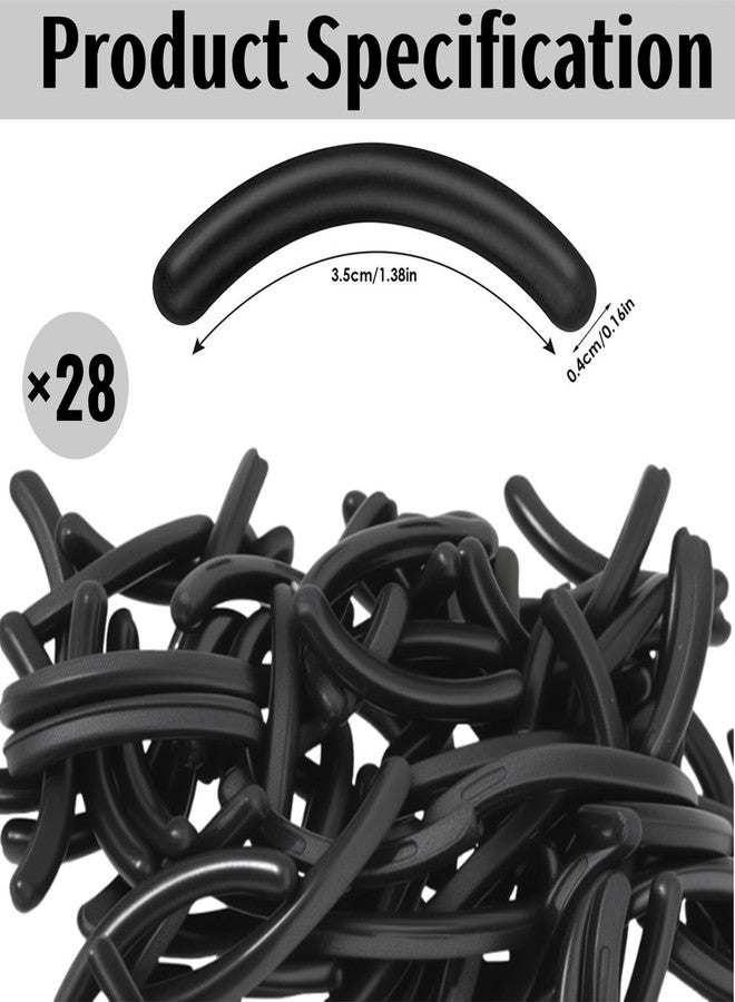 Cioohan Compatible with Tweezerman Eyelash Curler Refills,28 Pack Silicone Eye Lash Curlers Refill Pads Compatible with Tweezerman Eyelash Curler,Black. - Image 4