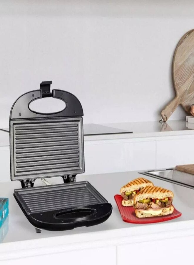 showkah 🥪 Grill & Sandwich Maker – Non-Stick Plates, Overheat Protection, Power Indicator, Compact Panini & Toast Maker - Image 5