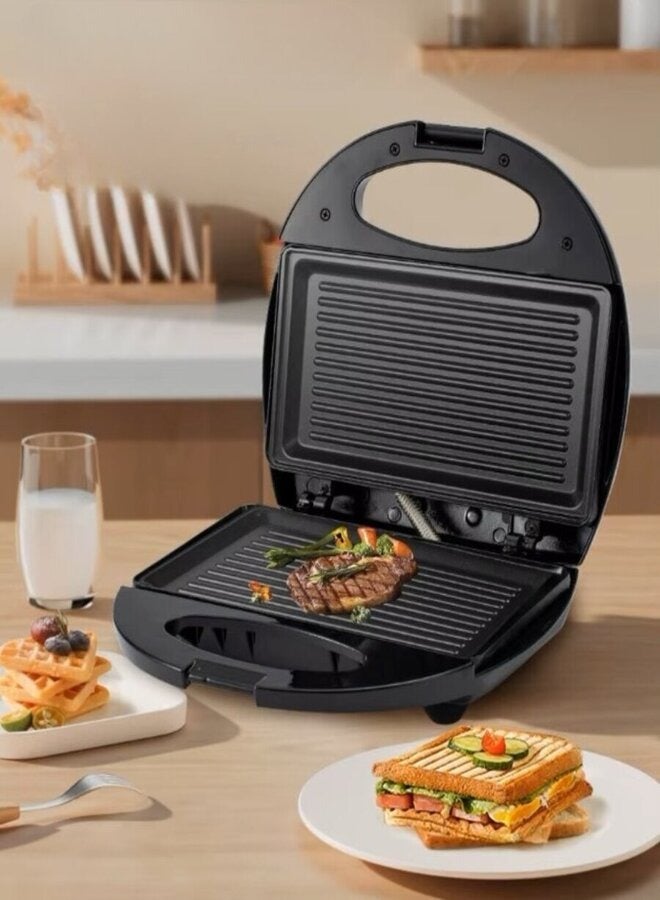 showkah 🥪 Grill & Sandwich Maker – Non-Stick Plates, Overheat Protection, Power Indicator, Compact Panini & Toast Maker - Image 1