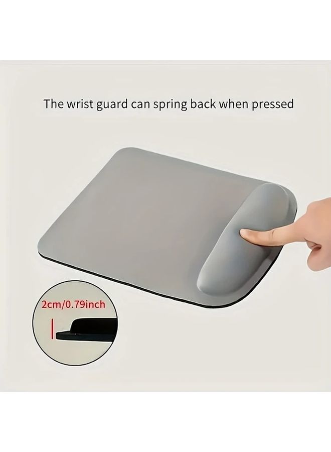 Ergonomic Mouse Pad With Wrist Rest Non Slip Base Soft Cushioning For Work And Gaming Grey - Image 5