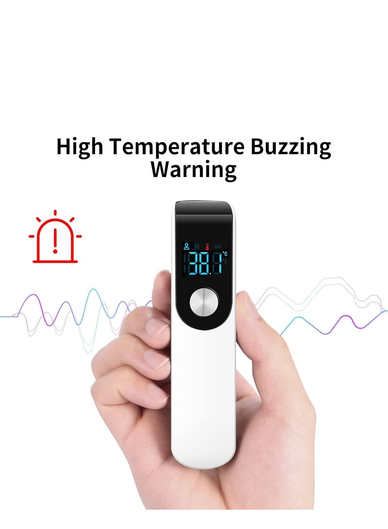 بلو فاير ميزان حرارة رقمي بالأشعة تحت الحمراء بدون تلامس لقياس الجبهة - قراءة فورية خلال ثانية واحدة | شاشة LCD، إنذار للحمى، دقة ±0.2℃ | قابل للتبديل بين °م/°ف | مقياس حرارة صحي لجميع الأعمار للاستخدام المنزلي والطبي - Image 5