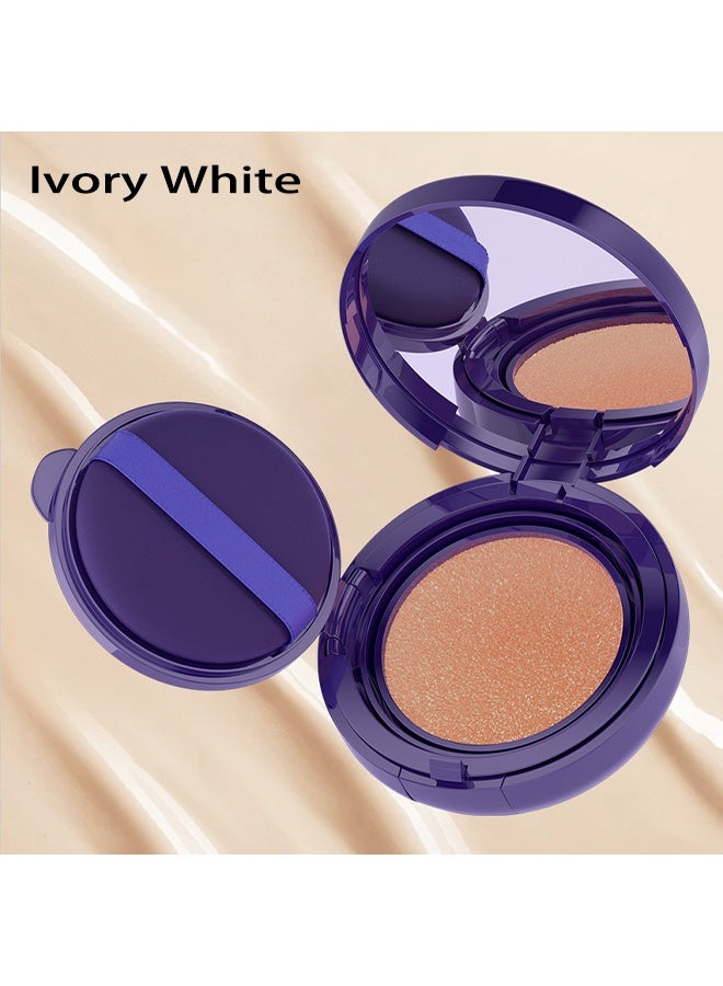 zephoco Soft Matte Cream Concealer, Waterproof Foundation, Full Coverage, Hydrating Long-Lasting Concealer, Moisturizing Contour And Brighten (#Ivory White) - Image 2